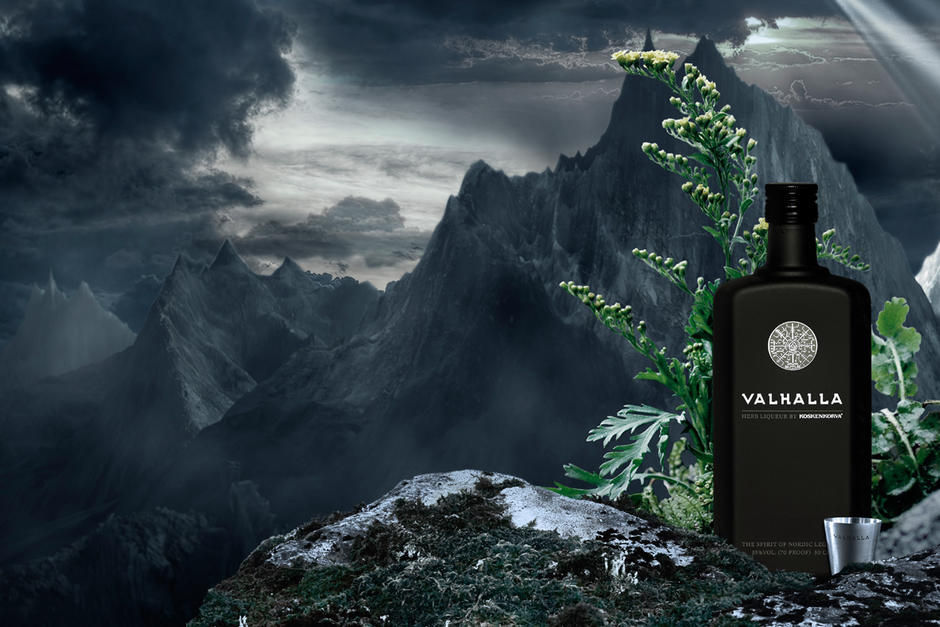 Bild på Valhalla i bergsmiljö