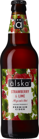 Älska Strawberry Lime 500ml