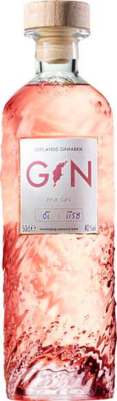 Gotlands  Ginfabrik Pink Gin 40% 50 cl